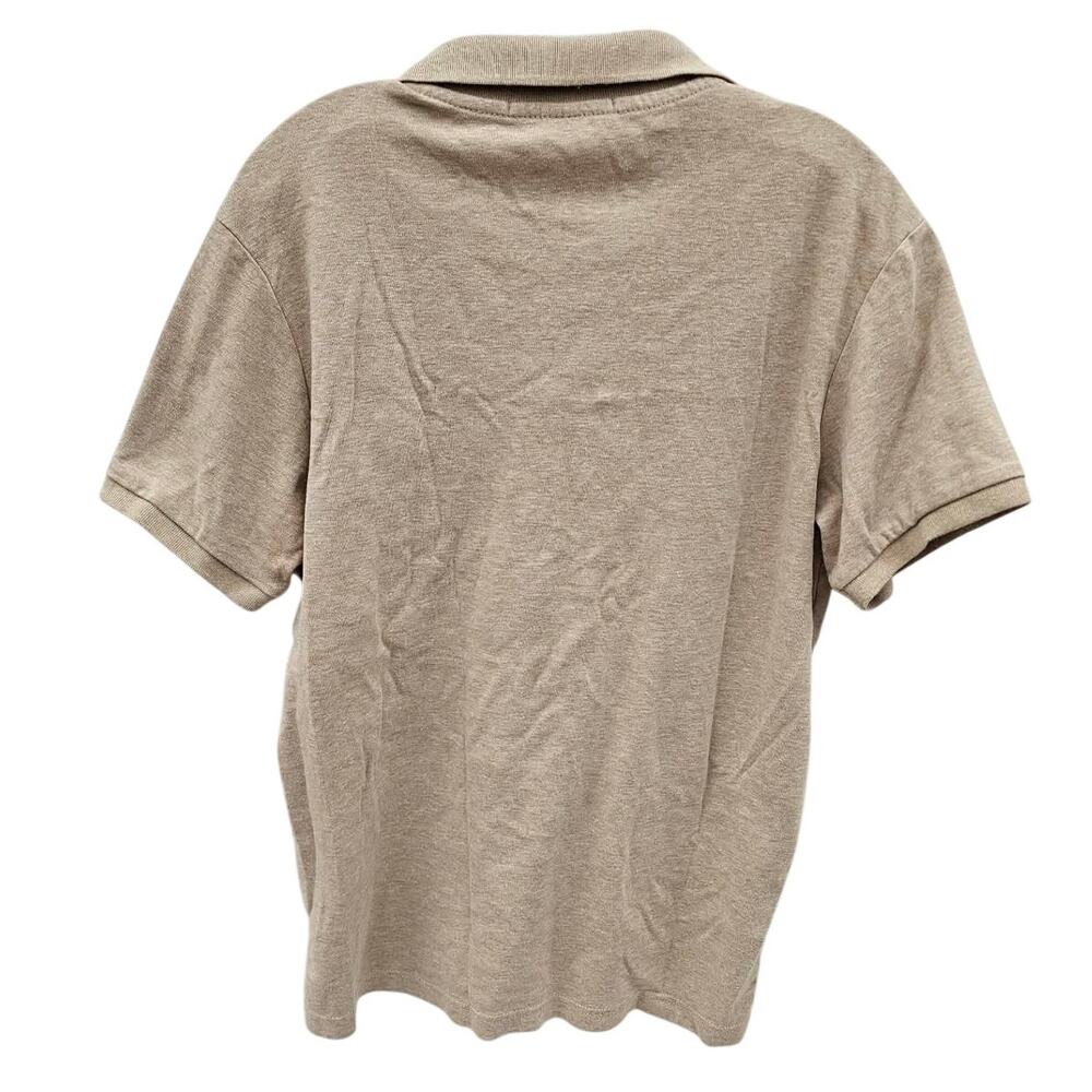 U.S. Polo Assn. Men's Luxury Feel Interlock Polo Shirt - Tan Khaki - Size M - Picture 2 of 4